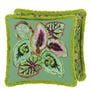 Leaf Glaze Emerald Cushion