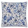 Kawana Linen Cobalt Cushion - Reverse