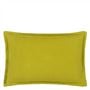 Biella Olive & Lime Oxford Pillowcase - Reverse