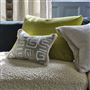 Tokusa Sepia Linen/Cotton Cushion