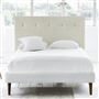 Polka King Headboard - Self Buttons - Brera Lino Natural