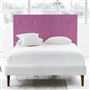 Polka King Headboard - Self Buttons - Brera Lino Peony