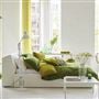 Biella Olive & Lime Linen Bed Linen