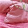 Biella Cerise & Hibiscus Linen Bed Linen