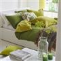 Biella Olive & Lime Linen Bed Linen