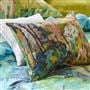 Foret Impressionniste Celadon Cotton Bed Linen