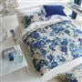 Hirigana Indigo Linen Bed Linen