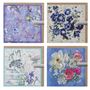 Indigo Set of 4 Greetings Cards 