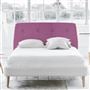 Cosmo Superking Headboard - Self Buttons - Brera Lino Peony