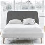 Cosmo Double Headboard - Self Buttons - Rothesay Zinc