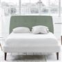 Cosmo Superking Headboard - White Buttons - Brera Lino Jade