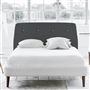 Cosmo Double Headboard - White Buttons - Cassia Granite