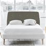 Cosmo Superking Headboard - White Buttons - Rothesay Pumice