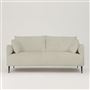 Positano 2.5 seater - Matt Black Legs - Tarazona Chalk