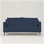 Positano 2.5 seater - Matt Black Legs - Aria Delft