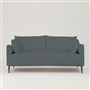 Positano 3 seater - Matt Black Legs - Tortona Dusk