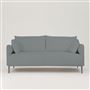 Positano 2.5 seater - Polished Steel Legs - Aria Waterfall