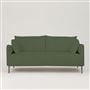 Positano 2.5 seater - Polished Steel Legs - Brera Lino Emerald