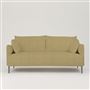 Positano 3 seater - Polished Steel Legs - Brera Lino Hemp