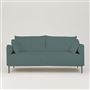 Positano 3 seater - Polished Steel Legs - Brera Lino Cadet