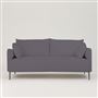 Positano 3 seater - Polished Steel Legs - Brera Lino Slate