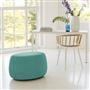 Maranello - Small/Tall Ottoman - Cassia Velvet Ocean