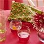 Lario Geranium Linen Runner, Placemats & Napkins 