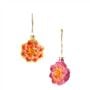 Dahlia Christmas Decorations Set Of 2