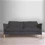 Milan 2.5 Seat Sofa - Cassia - Granite - Beech Leg