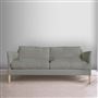 Milan 2.5 Seat Sofa - Cassia - Zinc - Beech Leg