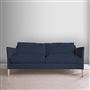 Milan 2.5 Seat Sofa - Aria - Delft - Beech Leg