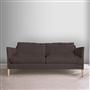 Milan 2.5 Seat Sofa - Aria - Steel - Beech Leg