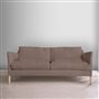 Milan 2.5 Seat Sofa - Brera Lino - Cameo - Beech Leg