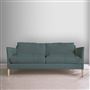 Milan 2.5 Seat Sofa - Brera Lino - Cadet - Beech Leg