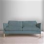 Milan 2.5 Seat Sofa - Brera Lino - Mist - Beech Leg