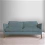 Milan 2.5 Seat Sofa - Brera Lino - Mist - Walnut Leg