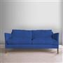 Milan 2.5 Seat Sofa - Brera Lino - Lagoon - Walnut Leg