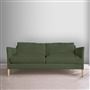 Milan 2.5 Seat Sofa - Brera Lino - Quercus - Beech Leg