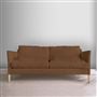 Milan 2.5 Seat Sofa - Cassia - Hazel - Beech Leg