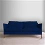 Milan 2.5 Seat Sofa - Cassia - Indigo - Walnut Leg