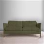 Milan 2.5 Seat Sofa - Tortona - Cedar - Walnut Leg