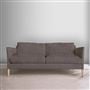 Milan 2.5 Seat Sofa - Tortona - Graphite - Beech Leg