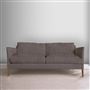 Milan 2.5 Seat Sofa - Tortona - Graphite - Walnut Leg