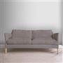 Milan 2.5 Seat Sofa - Tortona - Zinc - Beech Leg