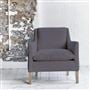 Milan Chair - Brera Lino - Slate - Beech Leg