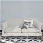 Paris 2.5 Seat Sofa - Aria - Chalk - Walnut Leg