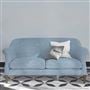 Paris 2.5 Seat Sofa - Tarazona - Mist - Walnut Leg