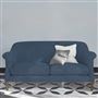 Paris 2.5 Seat Sofa - Tortona - Denim - Walnut Leg