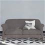 Paris 2.5 Seat Sofa - Tortona - Graphite - Walnut Leg