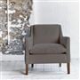 Milan Chair - Tortona - Graphite - Walnut Leg